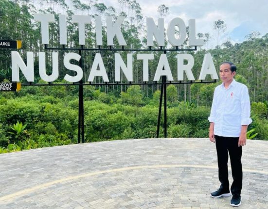 Presiden Joko Widodo di Ibu Kota Nusantara