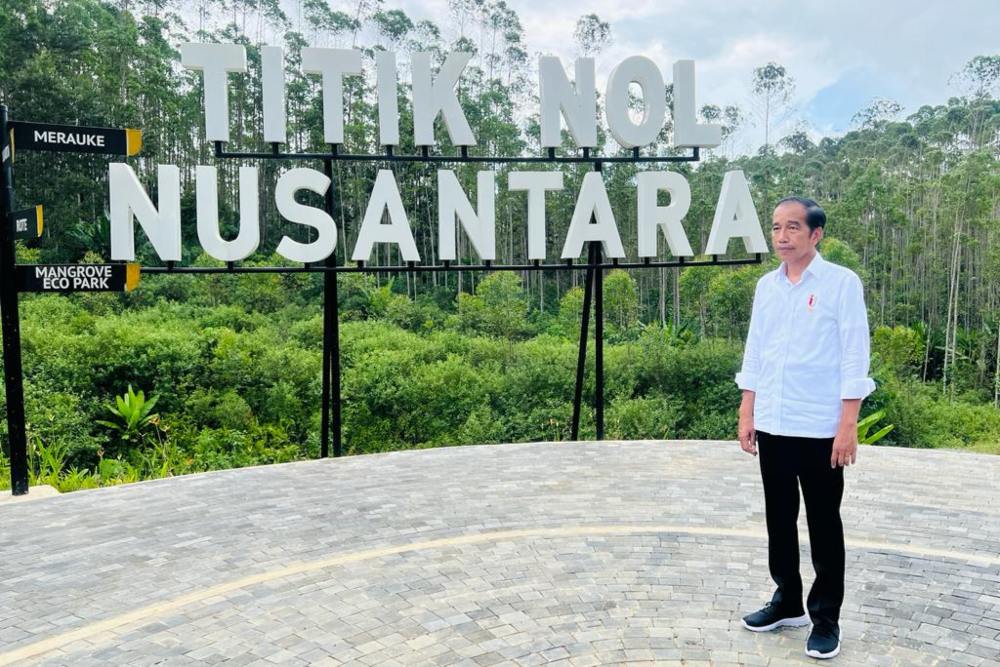 Presiden Joko Widodo di Ibu Kota Nusantara